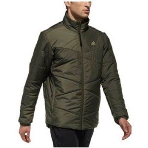 Adidas Military Green Lightweight Full Zip Pufffer Winter Coat Jacket Mens XL